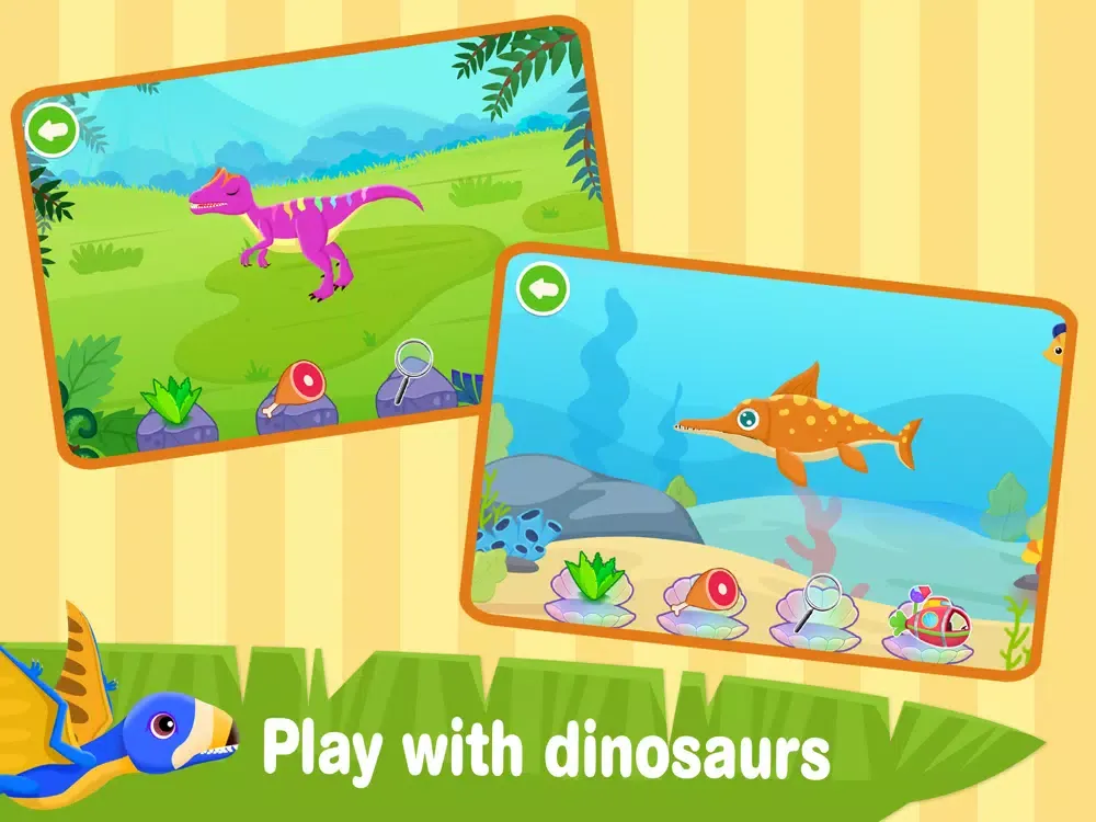 Screenshot di Dinosaur Park Car Racing Game iPad 