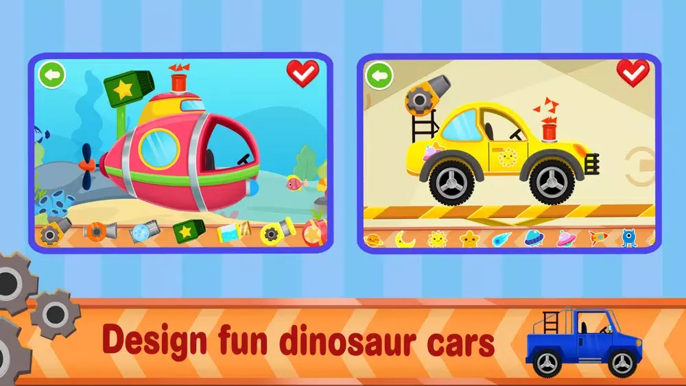 Screenshot di Dinosaur Park Car Racing Game