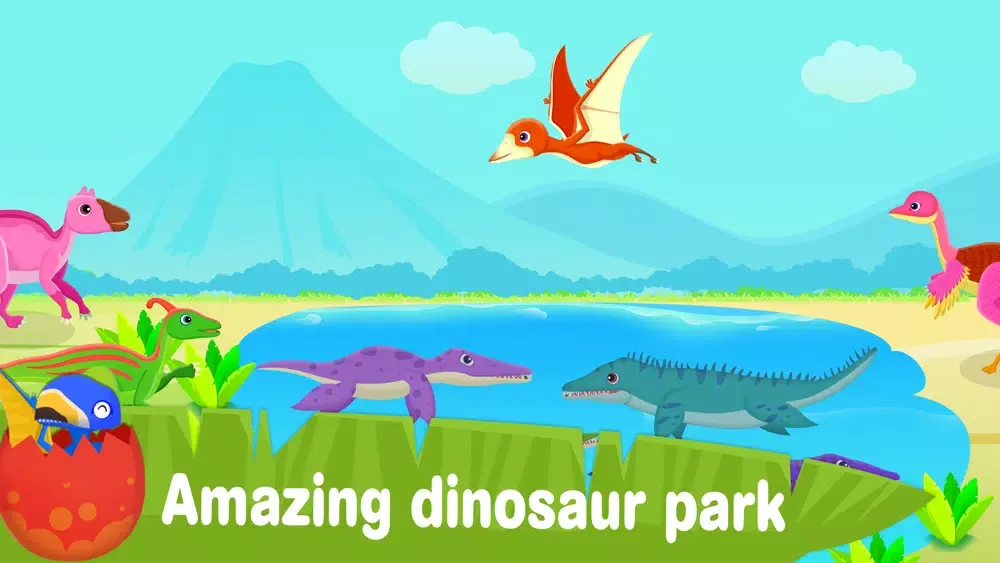 Screenshot di Dinosaur Park Car Racing Game