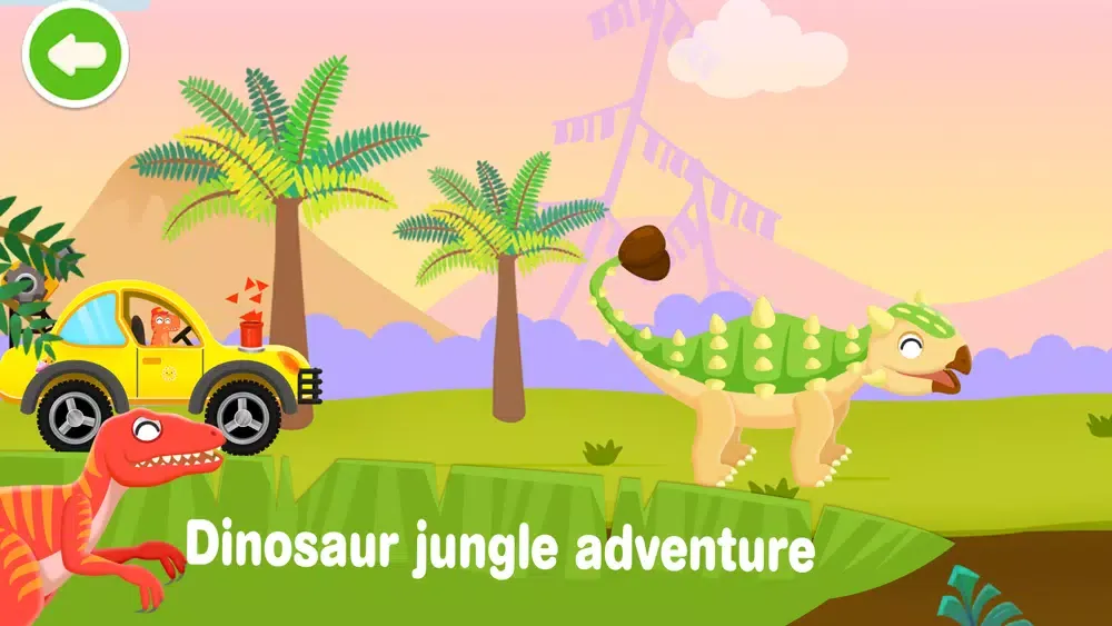 Screenshot di Dinosaur Park Car Racing Game