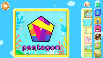 Tangkapan skrin Kids ABC Colors Numbers Shapes