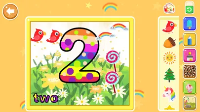 Tangkapan skrin Kids ABC Colors Numbers Shapes