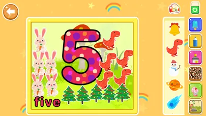 Tangkapan skrin Kids ABC Colors Numbers Shapes