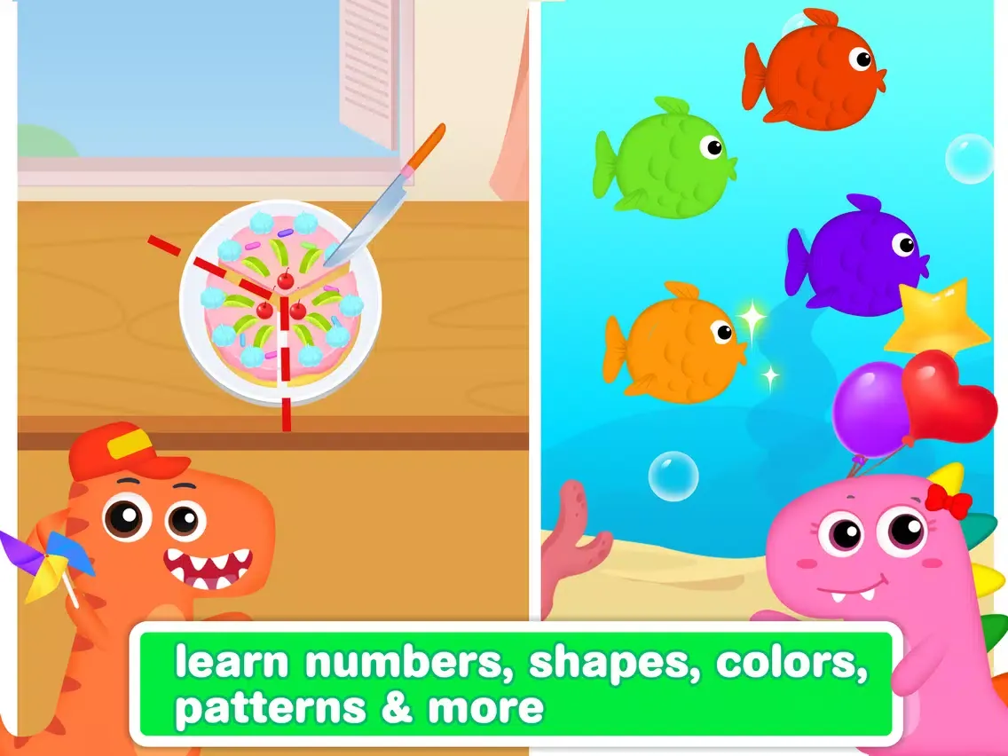 Ảnh chụp màn hình của Dinosaur Logic Puzzles Lite iPad 