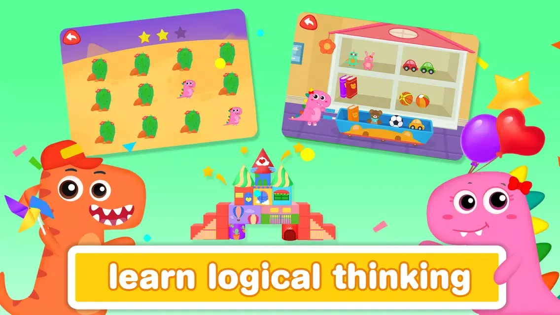 Ảnh chụp màn hình của Dinosaur Logic Puzzles Lite