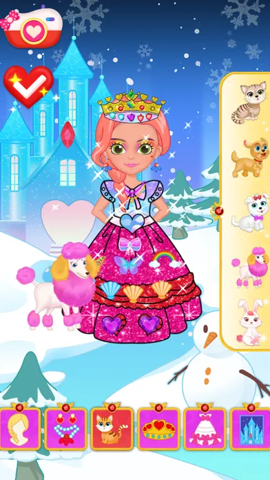 Screenshot di Princess Makeup Dress Design