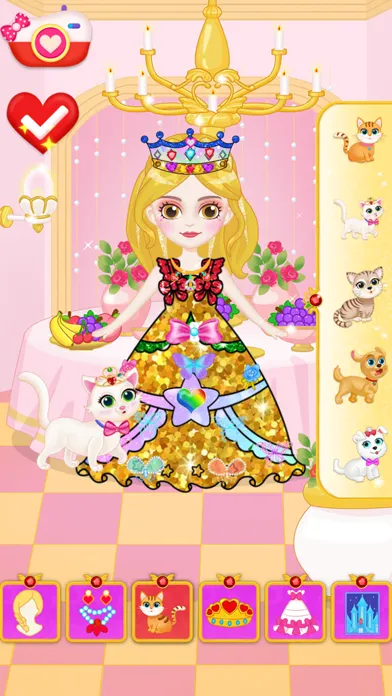 Screenshot di Princess Makeup Dress Design