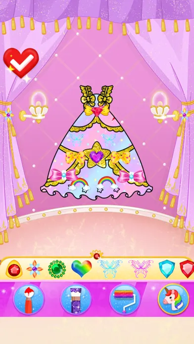 Screenshot di Princess Makeup Dress Design