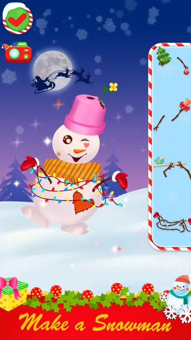 Скриншоты Christmas Dress Up & Snowman