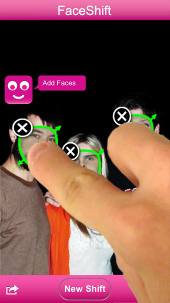 Tangkapan skrin FaceShift