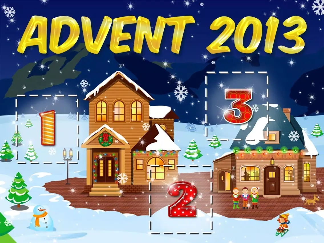 25 days of Christmas 2013 iPad  Ekran Görüntüleri