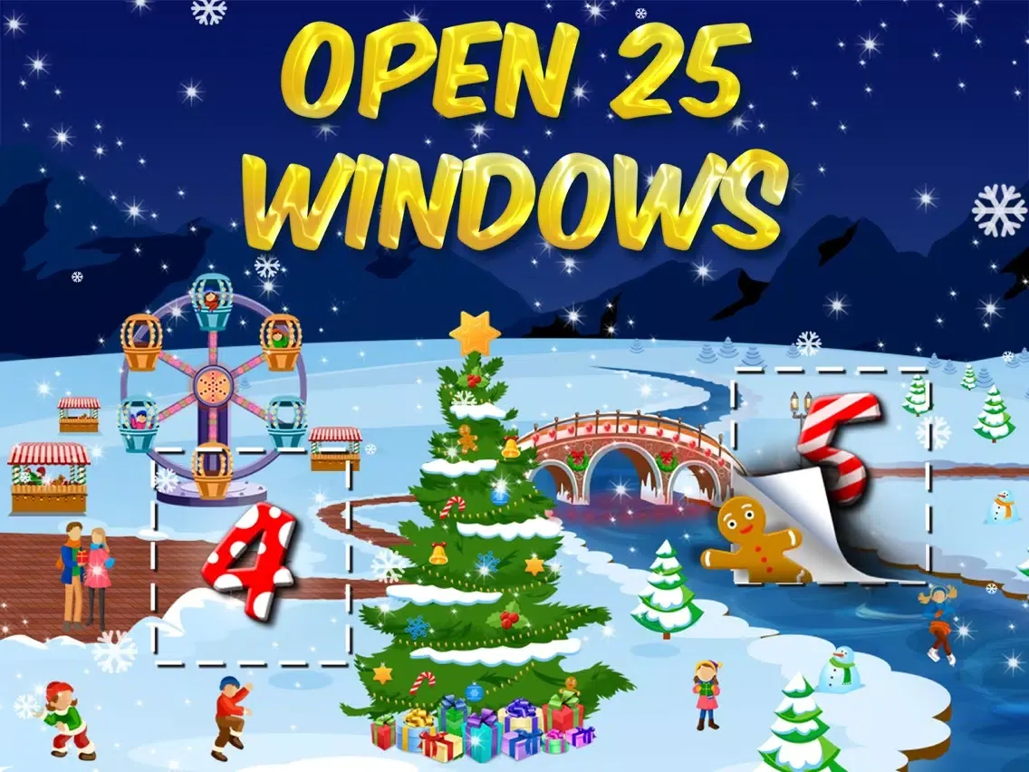 25 days of Christmas 2013 iPad  Ekran Görüntüleri