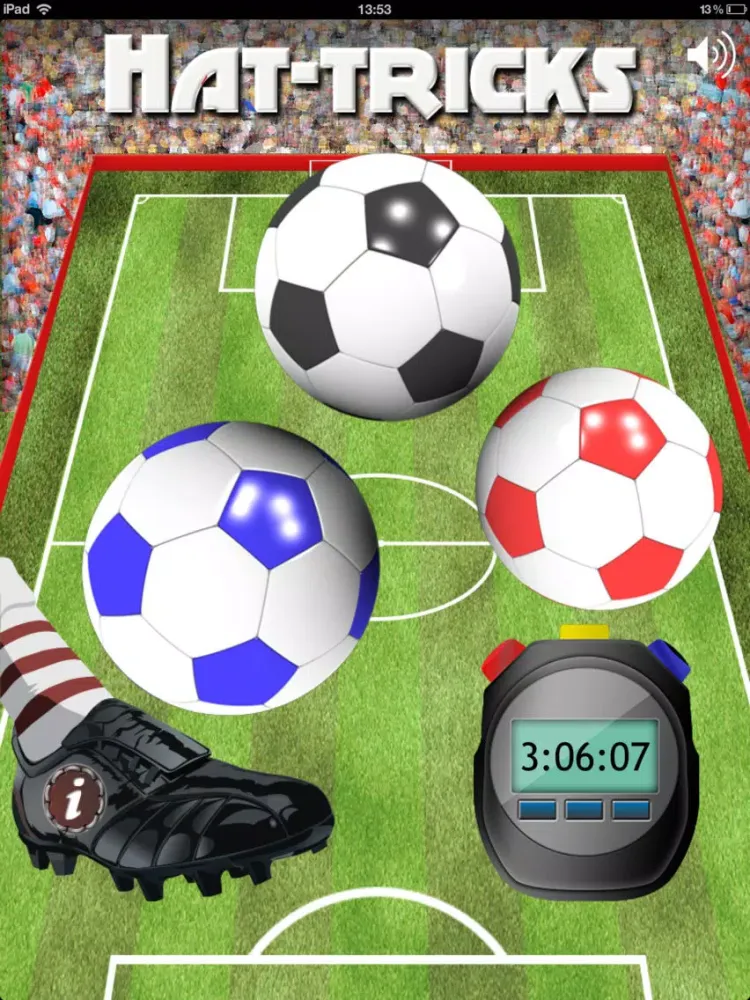 Hat-tricks: Score 3 great football freebies every day! iPad  Screenshots