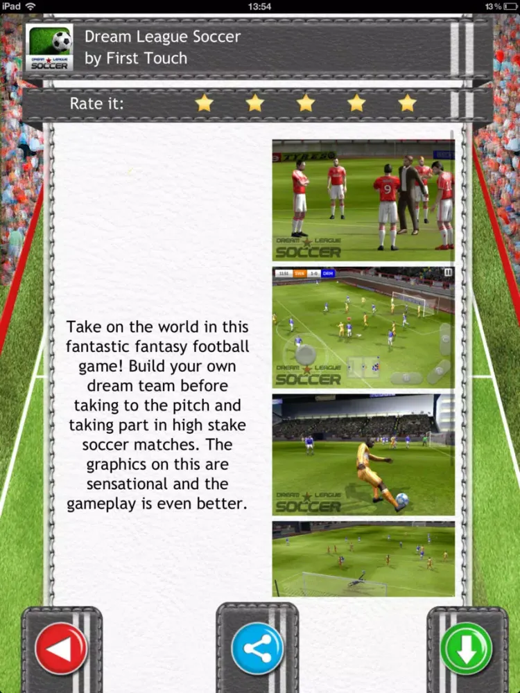 Hat-tricks: Score 3 great football freebies every day! iPad  Screenshots