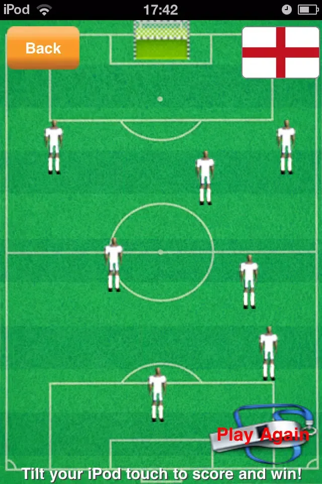 Capturas de tela do England World Football Calendar 2010 - Ultimate Supporter App