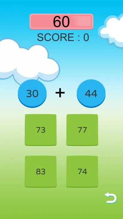 Tangkapan layar Mental Maths game
