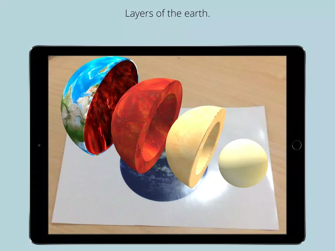 Tangkapan layar Earth - Augmented Reality iPad 