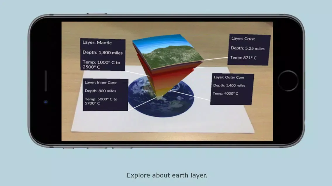 Tangkapan layar Earth - Augmented Reality