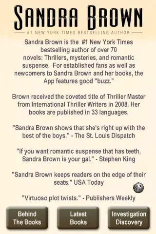 Screenshot di Sandra-Brown