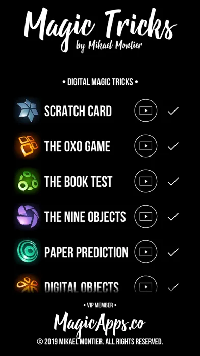 ภาพหน้าจอของ Magic Tricks by Mikael Montier