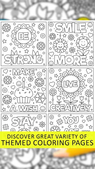 Quotes Coloring Pages Ekran Görüntüleri