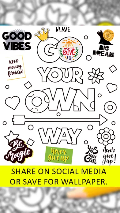 Quotes Coloring Pages Ekran Görüntüleri
