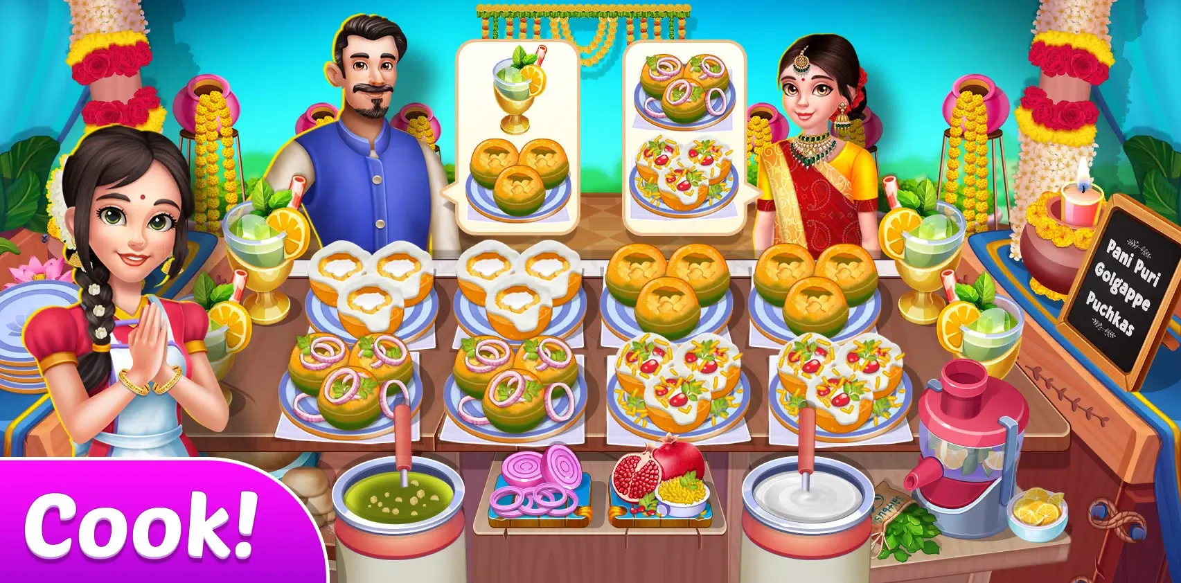 Tangkapan skrin Indian Fashion: Cook & Style