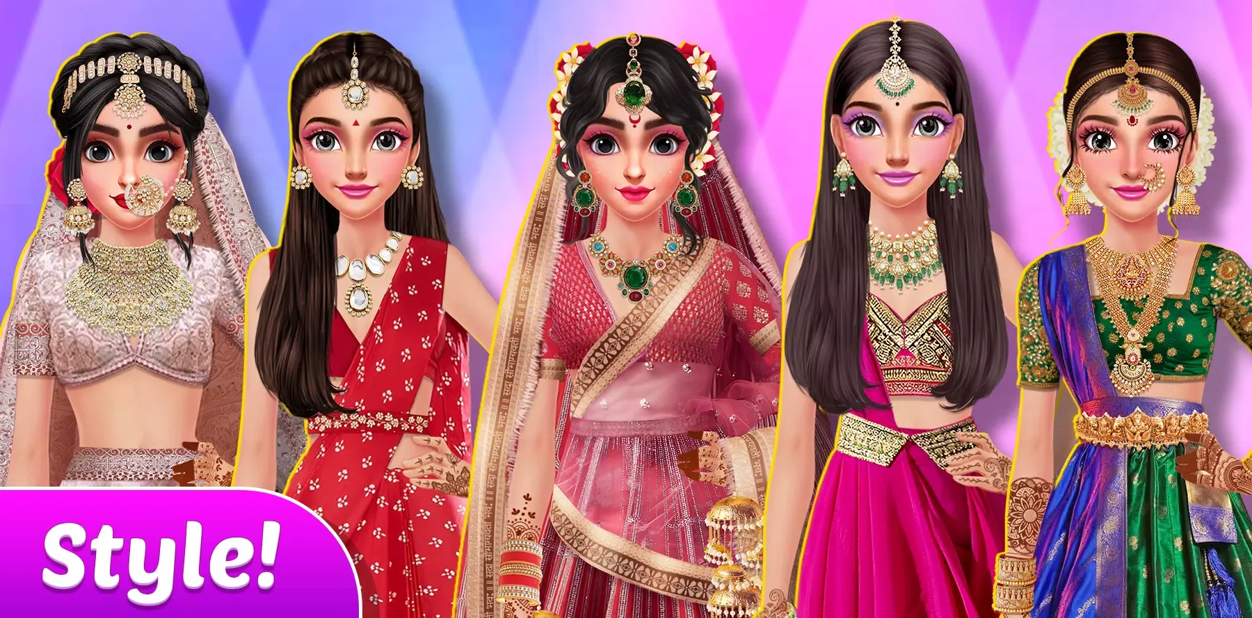 Tangkapan skrin Indian Fashion: Cook & Style