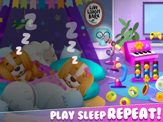 Capturas de tela do Puppy Pet House iPad 