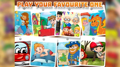 Capturas de tela do Super Cartoon Jigsaw Puzzles