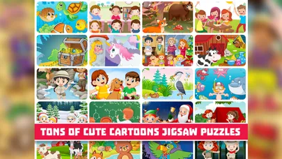 Capturas de tela do Super Cartoon Jigsaw Puzzles