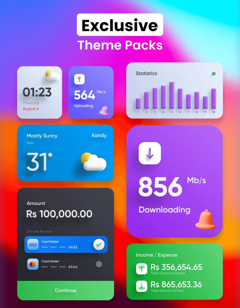 iOS Widgets - iphone Widgets Screenshots
