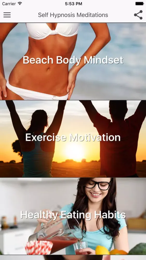 Capturas de tela do Hypnosis to Lose Weight Audio Program - Best Way Losing Weight Hypnotic Therapy for Woman & Man