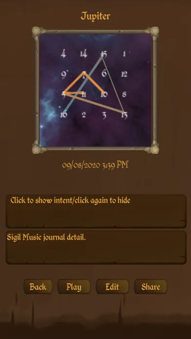 ภาพหน้าจอของ Sigil Music
