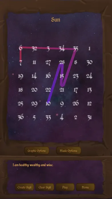 ภาพหน้าจอของ Sigil Music