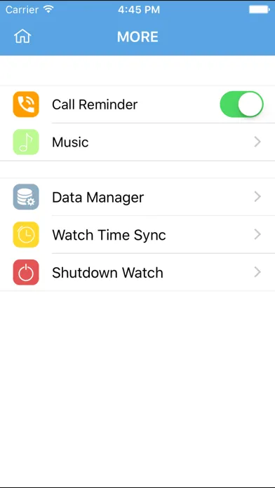 Capturas de pantalla de My Watch I - BLE bracelet App