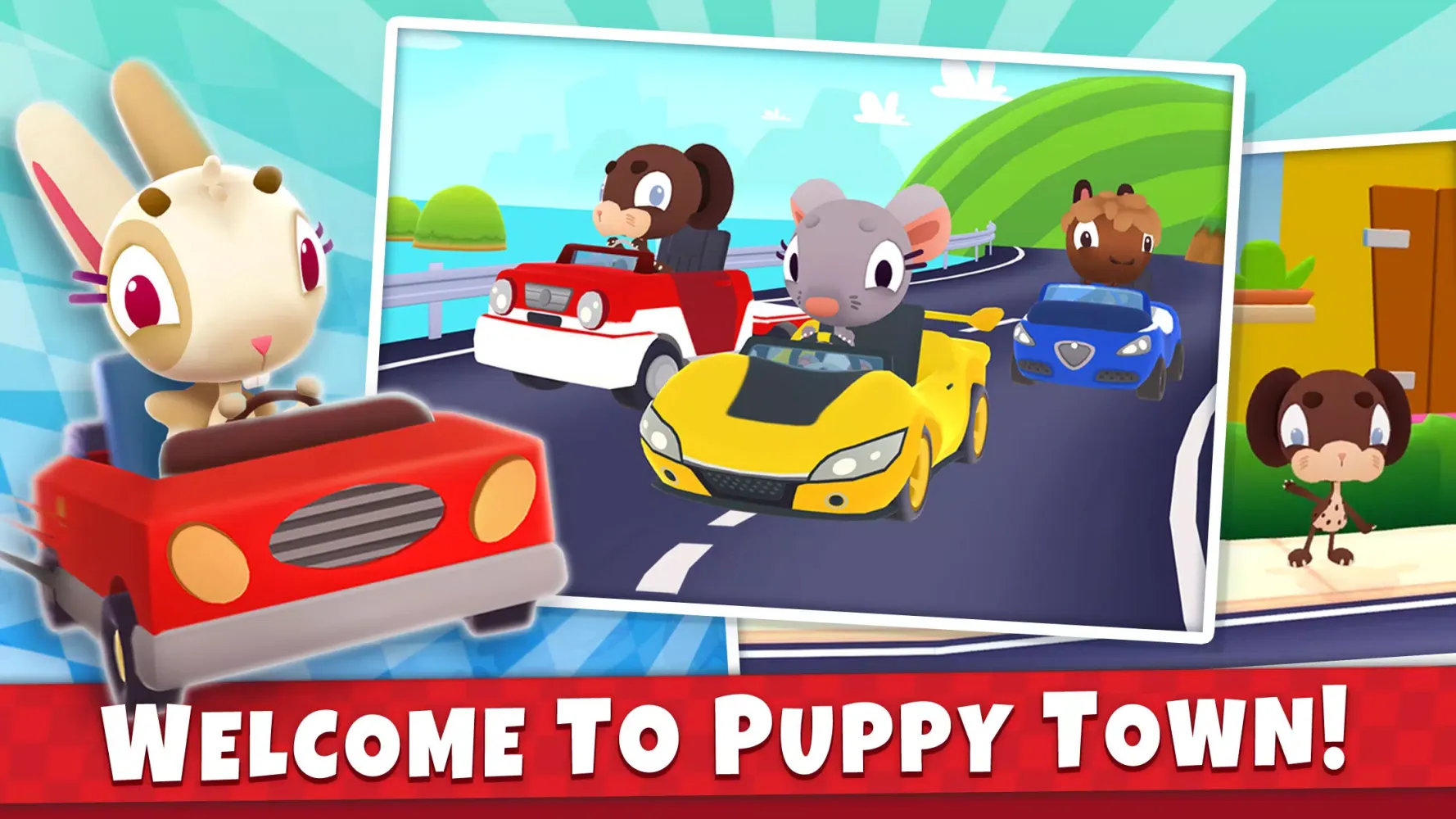 Capturas de pantalla de Puppy Cars – Kids Racing Game