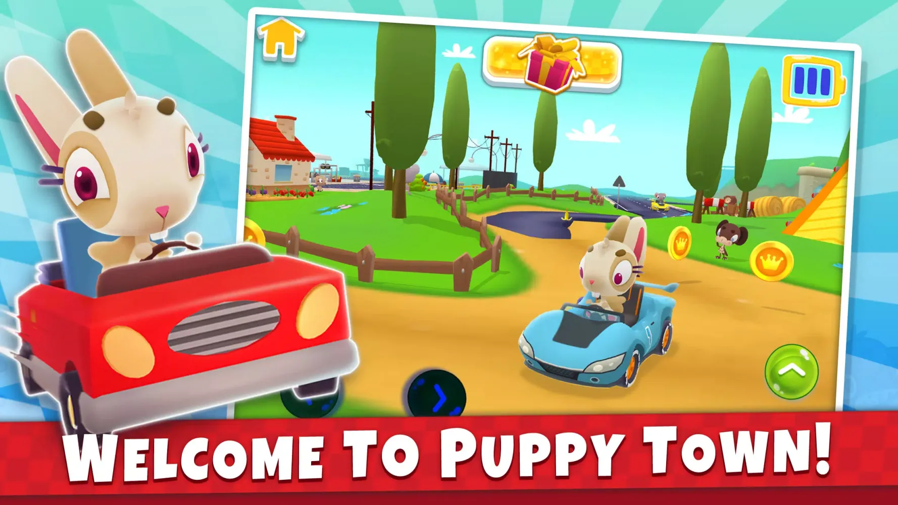 Capturas de pantalla de Puppy Cars – Kids Racing Game