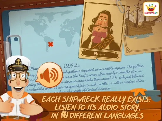 Capturas de tela do Archaeologist Educational Game iPad 