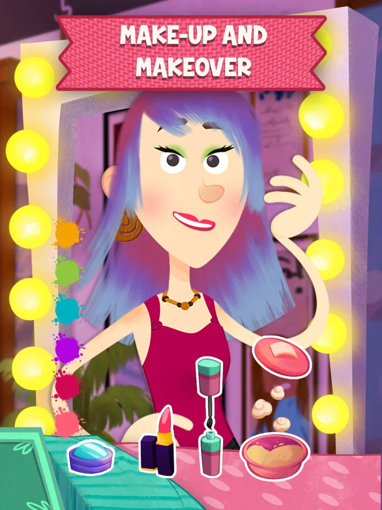 Hair Salon & Dress Up Girls 5+ 스크린샷