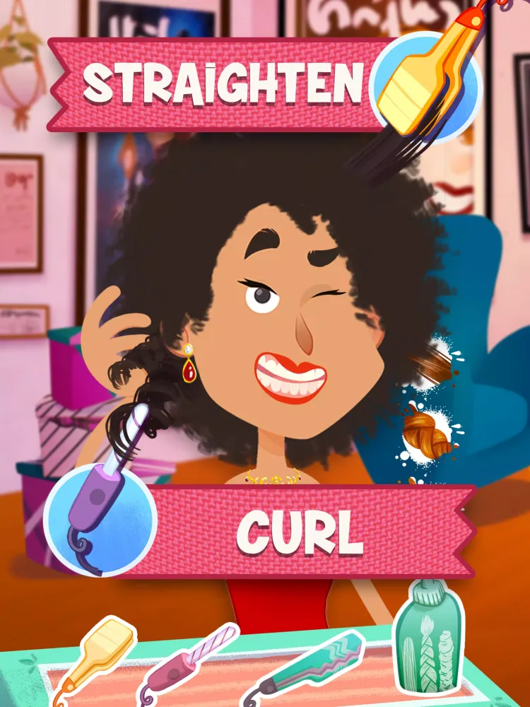 Hair Salon & Dress Up Girls 5+ 스크린샷