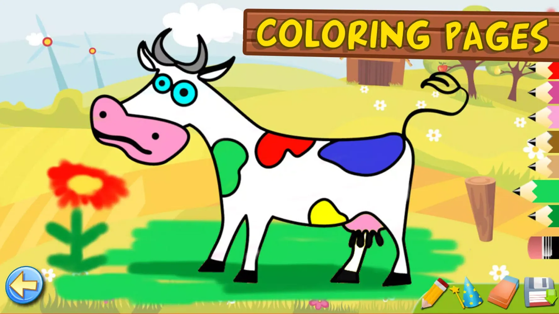 ภาพหน้าจอของ Farm Animals Puzzles Games 2+