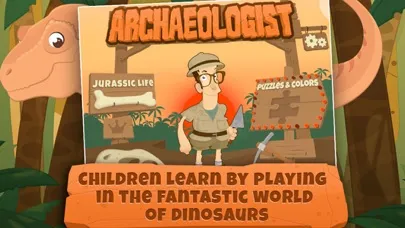 Ảnh chụp màn hình của Archaeologist: Jurassic Games