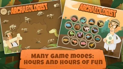 Ảnh chụp màn hình của Archaeologist: Jurassic Games