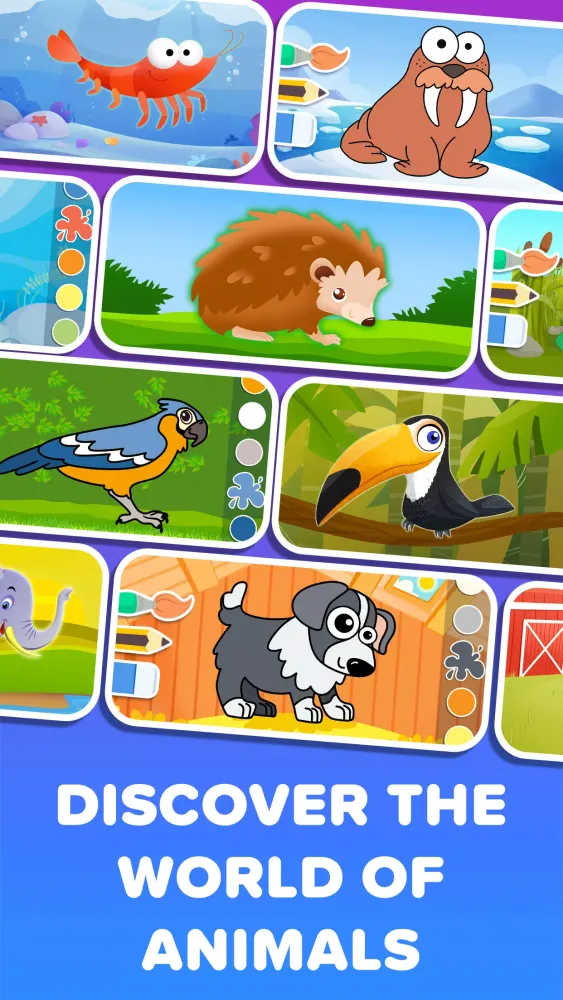Capturas de pantalla de Puzzle Coloring Book for Kids