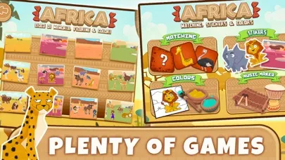 Africa Animals: Kids games 2+ Ekran Görüntüleri