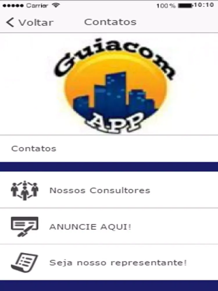 Guiacomapp iPad  Screenshots