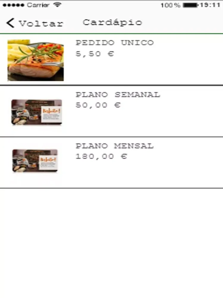 Zrzuty ekranu Box Gourmet iPad 