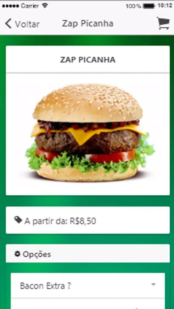 Zrzuty ekranu Zap Burguer