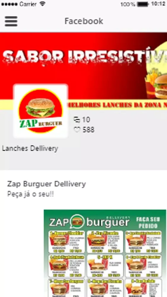 Zrzuty ekranu Zap Burguer